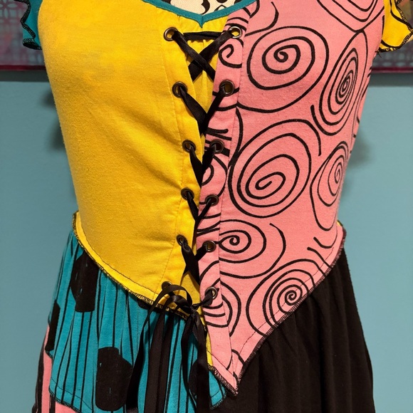 Hot Topic The Nightmare Before Christmas Sally Dress Medium Costume M Halloween - Picture 4 of 13